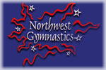  Northwest Gymnastics - Ladies' 1x1 Rib Cotton 3/4 Sleeve Raglan Tee  | Northwest Gymnastics  