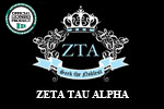  Zeta Tau Alpha Embroidered 2-Tone Shopping Tote | Zeta Tau Alpha Sorority  