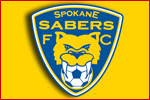  Spokane Sabers FC Ladies Dry Zone Raglan Accent T-Shirt | Spokane Sabers FC  
