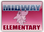  Midway Elementary Tackle Twill Crewneck Sweatshirt | Midway Elementary   