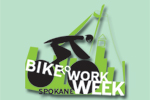  Bike to Work Spokane Tall 100% Cotton Essential T-Shirt | Bike to Work Spokane  