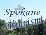  Spokane Tourism Ladies Perfect Weight 3/4 Sleeve Raglan Tee - Screen Printed | Spokane Tourism  