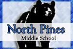  North Pines Middle School Embroidered Carbon Backpack | North Pines Middle School  