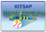 Kitsap BlueJackets Embroidered Fleece Headband | Kitsap BlueJackets Baseball  