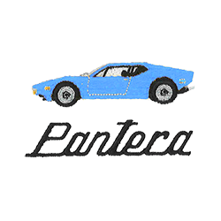 ZDA-18095-Pantera Blue Back Logo - ZDA-18095