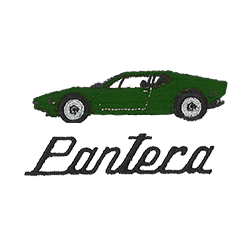 ZDA-18095 Pantera Green Back Logo - ZDA-18095