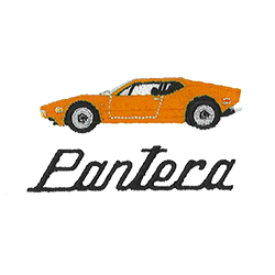ZDA-18095 Pantera Orange Back Logo - ZDA-18095