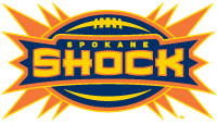  Spokane Shock Screen Printed Sheer Jersey Longer Length Tee | Spokane Shock Arena Football  