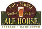  Post Street Ale House Pullover Hooded Sweatshirt - Front Left Chest Screenprint | Post Street Ale House  