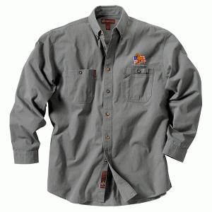 Vizsla Club of America Men's Long-Sleeve Brick Workshirt