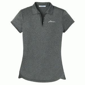 Dorian Ladies Trace Heather Polo