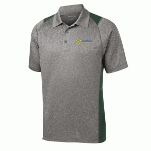 Sunshine Health Facilities Heather Colorblock Contender Polo