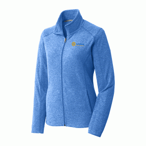 Sunshine Health Facilities Ladies Heather Microfleece Full-Zip Jacket