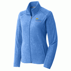 SHF Health & Rehab Ladies Heather Microfleece Full-Zip Jacket