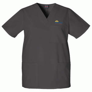 SHF Health & Rehab Cherokee Workwear V-Neck Top - Unisex  - 3 Pockets