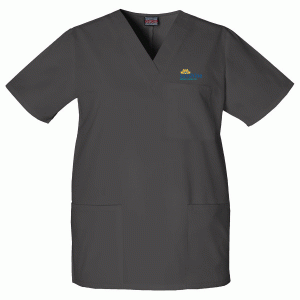 SHF Home & Health Cherokee Workwear V-Neck Top - Unisex  - 3 Pockets