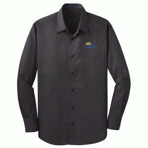 SHF Memory Care Stretch Poplin Shirt.