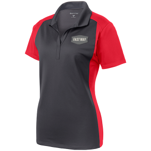 Fast Way Freight Sport-Tek Ladies Colorblock Micropique Sport-Wick Polo