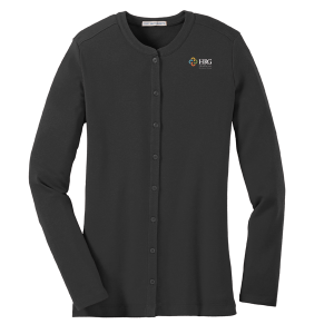 Health Resources Group Port AuthorityÂ® Ladies Concept Stretch Button-Front Cardigan