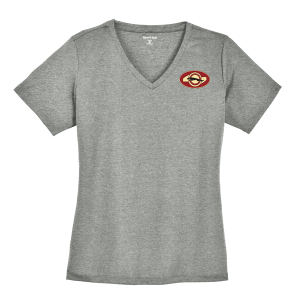 Jaguar Associate Group Sport-Tek® Ladies PosiCharge® RacerMesh™ V-Neck Tee