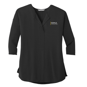 Kiemle Hagood Port Authority Ladies Concept 3/4-Sleeve Soft Split Neck Top