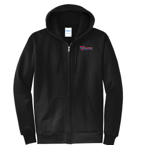 Port & Company - 7.8-oz Full-Zip Hooded Sweatshirt