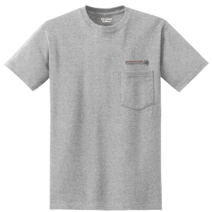 Gildan - DryBlend 50 Cotton/50 Poly Pocket T-Shirt. 8300