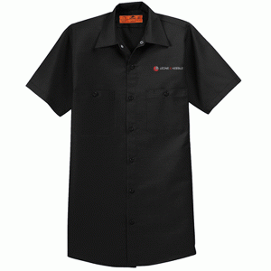 Red Kap Long Size, Short Sleeve Industrial Work Shirt. SP24LONG