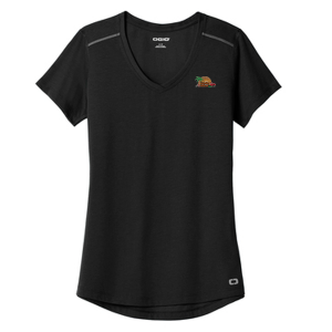 OGIO ENDURANCE Ladies Peak V-Neck Tee. LOE337