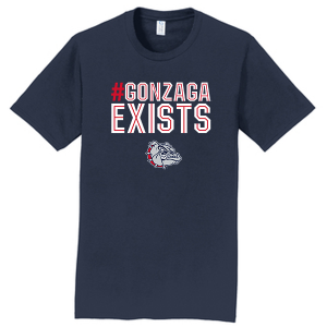 Gonzaga Exists T-Shirt