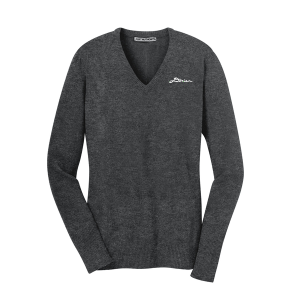 Port AuthorityÂ® Ladies V-Neck Sweater.