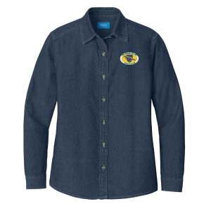 Ladies Long Sleeve Denim Shirt