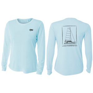 OV Charters A4 Ladies' Long Sleeve Cooling Performance Crew Shirt
