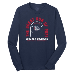 Gonzaga Bulldogs Men's Basketball Great Run of 2021 Long Sleeve T-Shirt