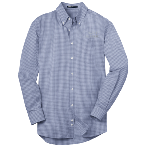 Plaid Pattern Easy Care Shirt