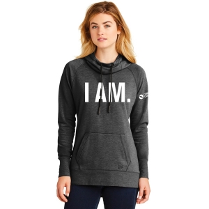 I Am. New Era® Ladies Tri-Blend Hooded Sweatshirt