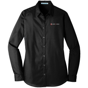 Port AuthorityÂ® Ladies Long Sleeve Carefree Poplin Shirt