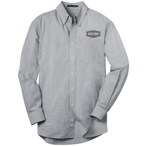 Port Authority- Plaid Pattern Easy Care Shirt