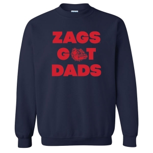 Zags Got Dads Crewneck Sweatshirt