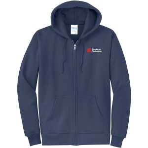 Port & Company Full-Zip Hooded Sweatshirt