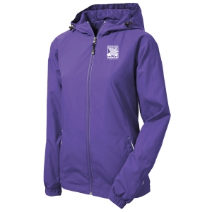 Sport-Tek Ladies Colorblock Hooded Raglan Jacket