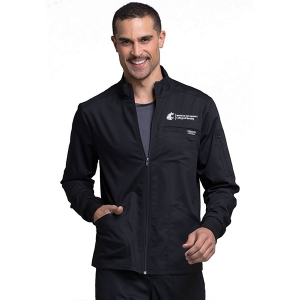 Cherokee Men's WW Revolution Zip Front Scrub Jacket