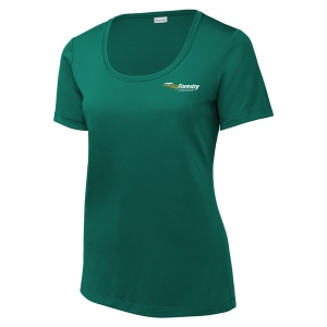 Ladies Posi-UV Pro Scoop Neck Tee