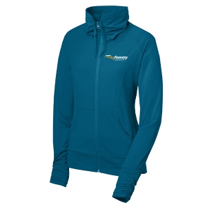 Ladies Sport-Wick Stretch Full-Zip Jacket