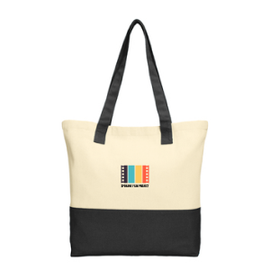 Port Authority Colorblock Cotton Tote. BG414