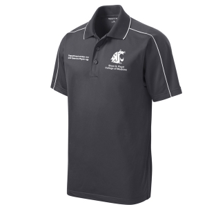 WSU NEP  Micropique Sport-Wick Piped Polo