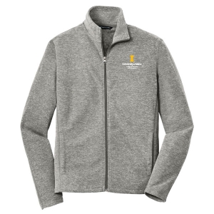 Port AuthorityÂ® Heather Microfleece Full-Zip Jacket