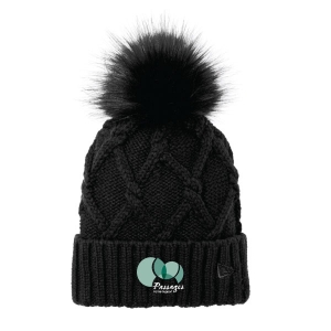 New Era Faux Fur Pom Beanie