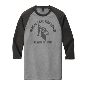 Mens Perfect Tri 3/4-Sleeve Raglan