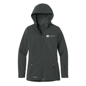 Eddie Bauer Ladies Hooded Soft Shell Parka. EB537